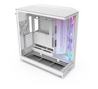 NZXT Boîtier E-ATX H9 Flow RGB (2025) avec fenêtre - Blanc