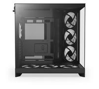 Boitier moyen-tour NZXT H9 Flow RGB+ - Double chambre - 3 ventilateurs RGB - Noir - CM-H92FB-P1