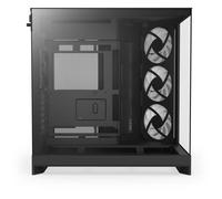 NZXT H9 Flow RGB (2025) - Grand boîtier PC ATX Mid-Tower à Double Chambre pour Flux d'air - Comprend 1 unité de Ventilateur RGB de 420 mm et 1 Ventilateur de 120 mm - Noir