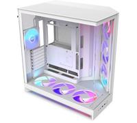Boitier moyen-tour - NZXT - H9 Flow RGB+ - Ventilateurs RGB inclus - Blanc - Contrôleur NZXT CAM
