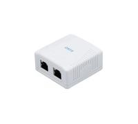 Boîtier mural 2 ports RJ45 CAT 6 STP