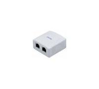 boîtier mural 2 ports rj45 cat 6a stp