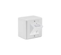boitier mural ethernet rj45 incliné 30° 1 port cat 6 utp