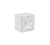 boitier mural rj45 incliné 30° 1 port cat 5e utp
