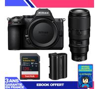 Boitier Nikon Z5 II + 100-400mm f/4.5-5.6 VR S + 1 SanDisk 128GB Extreme PRO UHS-II SDXC + Nikon EN-EL15c + Ebook 'Devenez Un Super Photographe