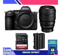 Boitier Nikon Z5 II + 135mm f/1.8 S Plena + 1 SanDisk 256GB Extreme PRO UHS-II SDXC + Nikon EN-EL15c + Ebook 'Devenez Un Super Photographe