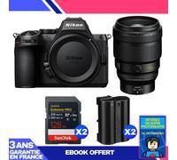 Boitier Nikon Z5 II + 135mm f/1.8 S Plena + 2 SanDisk 128GB Extreme PRO UHS-II SDXC + 2 Nikon EN-EL15c + Ebook 'Devenez Un Super Photographe