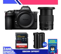 Boitier Nikon Z5 II + 14-30mm f/4 S + 1 SanDisk 64GB Extreme PRO UHS-II SDXC + 2 Nikon EN-EL15c + Ebook 'Devenez Un Super Photographe