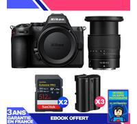 Boitier Nikon Z5 II + 14-30mm f/4 S + 2 SanDisk 512GB Extreme PRO UHS-II SDXC + 3 Nikon EN-EL15c + Ebook 'Devenez Un Super Photographe