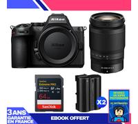 Boitier Nikon Z5 II + 24-200mm f/4-6.3 VR + 1 SanDisk 64GB Extreme PRO UHS-II SDXC + 2 Nikon EN-EL15c + Ebook 'Devenez Un Super Photographe