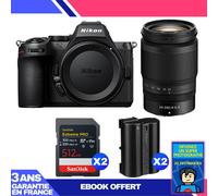Boitier Nikon Z5 II + 24-200mm f/4-6.3 VR + 2 SanDisk 512GB Extreme PRO UHS-II SDXC + 2 Nikon EN-EL15c + Ebook 'Devenez Un Super Photographe