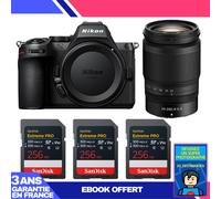 Boitier Nikon Z5 II + 24-200mm f/4-6.3 VR + 3 SanDisk 256GB Extreme PRO UHS-II SDXC + Ebook 'Devenez Un Super Photographe