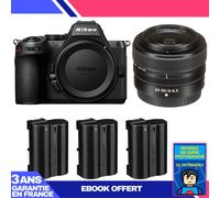 Boitier Nikon Z5 II + 24-50mm f/4-6.3 + 3 Nikon EN-EL15c + Ebook 'Devenez Un Super Photographe