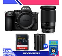 Boitier Nikon Z5 II + 28-400mm f/4-8 VR + 1 SanDisk 64GB Extreme PRO UHS-II SDXC + 2 Nikon EN-EL15c + Ebook 'Devenez Un Super Photographe