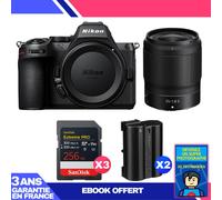 Boitier Nikon Z5 II + 35mm f/1.8 S + 3 SanDisk 256GB Extreme PRO UHS-II SDXC + 2 Nikon EN-EL15c + Ebook 'Devenez Un Super Photographe