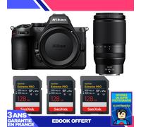Boitier Nikon Z5 II + 70-180mm f/2.8 + 3 SanDisk 128GB Extreme PRO UHS-II SDXC + Ebook 'Devenez Un Super Photographe