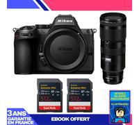 Boitier Nikon Z5 II + 70-200mm f/2.8 VR S + 2 SanDisk 512GB Extreme PRO UHS-II SDXC + Ebook 'Devenez Un Super Photographe