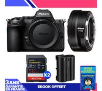 Boitier Nikon Z5 II + FTZ II + 2 SanDisk 512GB Extreme PRO UHS-II SDXC + Nikon EN-EL15c + Ebook 'Devenez Un Super Photographe