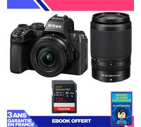 Boitier Nikon Z50 II + 16-50mm + 50-250mm + 1 SanDisk 128GB Extreme PRO UHS-II SDXC + Ebook 'Devenez Un Super Photographe