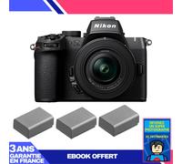 Boitier Nikon Z50 II + 16-50mm f/3.5-6.3 VR + 3 Nikon EN-EL25a + Ebook 'Devenez Un Super Photographe