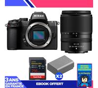 Boitier Nikon Z50 II + 18-140mm f/3.5-6.3 VR + 1 SanDisk 256GB Extreme PRO UHS-II SDXC + 2 Nikon EN-EL25a + Ebook 'Devenez Un Super Photographe