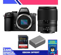 Boitier Nikon Z50 II + 18-140mm f/3.5-6.3 VR + 1 SanDisk 256GB Extreme PRO UHS-II SDXC + Nikon EN-EL25a + Ebook 'Devenez Un Super Photographe