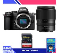 Boitier Nikon Z50 II + 18-140mm f/3.5-6.3 VR + 1 SanDisk 512GB Extreme PRO UHS-II SDXC + Ebook 'Devenez Un Super Photographe
