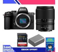 Boitier Nikon Z50 II + 18-140mm f/3.5-6.3 VR + 1 SanDisk 512GB Extreme PRO UHS-II SDXC + Nikon EN-EL25a + Ebook 'Devenez Un Super Photographe
