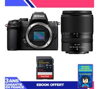 Boitier Nikon Z50 II + 18-140mm f/3.5-6.3 VR + 1 SanDisk 64GB Extreme PRO UHS-II SDXC + Ebook 'Devenez Un Super Photographe