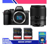 Boitier Nikon Z50 II + 18-140mm f/3.5-6.3 VR + 2 SanDisk 128GB Extreme PRO UHS-II SDXC + Ebook 'Devenez Un Super Photographe