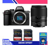 Boitier Nikon Z50 II + 18-140mm f/3.5-6.3 VR + 2 SanDisk 256GB Extreme PRO UHS-II SDXC + Ebook 'Devenez Un Super Photographe