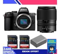 Boitier Nikon Z50 II + 18-140mm f/3.5-6.3 VR + 2 SanDisk 256GB Extreme PRO UHS-II SDXC + Nikon EN-EL25a + Ebook 'Devenez Un Super Photographe