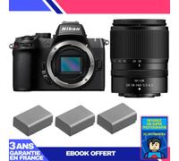 Boitier Nikon Z50 II + 18-140mm f/3.5-6.3 VR + 3 Nikon EN-EL25a + Ebook 'Devenez Un Super Photographe