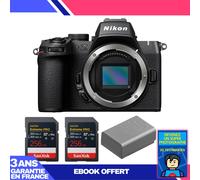 Boitier Nikon Z50 II + 2 SanDisk 256GB Extreme PRO UHS-II SDXC + Nikon EN-EL25a + Ebook 'Devenez Un Super Photographe