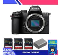 Boitier Nikon Z50 II + 3 SanDisk 512GB Extreme PRO UHS-II SDXC + Nikon EN-EL25a + Ebook 'Devenez Un Super Photographe