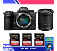 Boitier Nikon Z6 III + Z 24-70mm f/4 S + 3 SanDisk 128GB Extreme PRO UHS-II SDXC 300 MB/s + Ebook 'Devenez Un Super Photographe