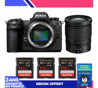 Boitier Nikon Z6 III + Z 24-70mm f/4 S + 3 SanDisk 512GB Extreme PRO UHS-II SDXC 300 MB/s + Ebook 'Devenez Un Super Photographe