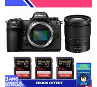 Boitier Nikon Z6 III + Z 24-70mm f/4 S + 3 SanDisk 64GB Extreme PRO UHS-II SDXC 300 MB/s + Ebook 'Devenez Un Super Photographe