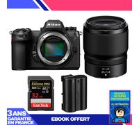 Boitier Nikon Z6 III + Z 35mm f/1.4 + 1 SanDisk 32GB Extreme PRO UHS-II SDXC 300 MB/s + 1 Nikon EN-EL15C + Ebook 'Devenez Un Super Photographe
