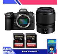 Boitier Nikon Z6 III + Z 35mm f/1.4 + 2 SanDisk 32GB Extreme PRO UHS-II SDXC 300 MB/s + Ebook 'Devenez Un Super Photographe