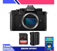 Boitier Nikon Zf + 1 SanDisk 512GB Extreme PRO UHS-II SDXC 300 MB/s + 1 Nikon EN-EL15C + Ebook 'Devenez Un Super Photographe