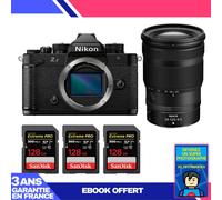 Boitier Nikon Zf + 24-120mm f/4 S + 3 SanDisk 128GB Extreme PRO UHS-II SDXC 300 MB/s + Ebook 'Devenez Un Super Photographe