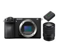 Boîtier Noir Sony a6700 Objectif Sony E 18-135 mm F 3,5-5,6 OSS + Sony NP-FZ100 G