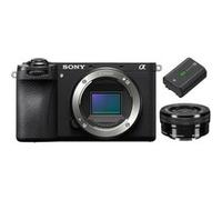 Boîtier Noir Sony a6700 Objectif Sony E PZ 16-50 mm F 3.5-5.6 OSS (noir) + Sony NP-FZ100 Noir G