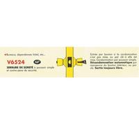 Boitier numéro 5 pour V6524 inox VACHETTE 19847000