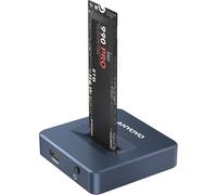 Boîtier Nvme Pcie M.2 Ssd Box, Boîtier De Disque Dur Ssd Nvme/Ngff Hautes Performances Usb 3.1, Boîtier De Disque Dur Ssd M.2 M-Key Avec Adaptateur Usb-C Et Câble Usb 3.1