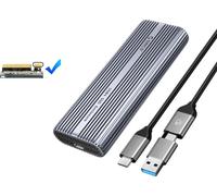 Boîtier NVMe SSD, transfert de données 10 Gbps, installation sans outil, USB4 avec ventilateur