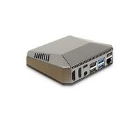 Inter-Tech Emplacement 88887361 en aluminium pour Raspberry Pi Gris 105 x 95 x 33 mm
