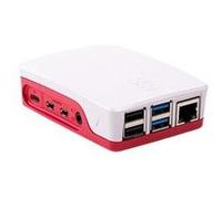 Boîtier officiel rouge et blanc pour raspberry pi 4 - raspberry