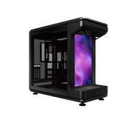 Boîtier open-frame COOLER MASTER MasterFrame 360 Stage LCD écran vertical, verre trempé, support ATX, éclairage Noir